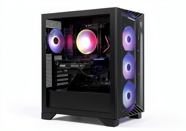 MSI Gaming Desktop Ryzen 7 RTX 5070 32GB DDR5 SSD-0