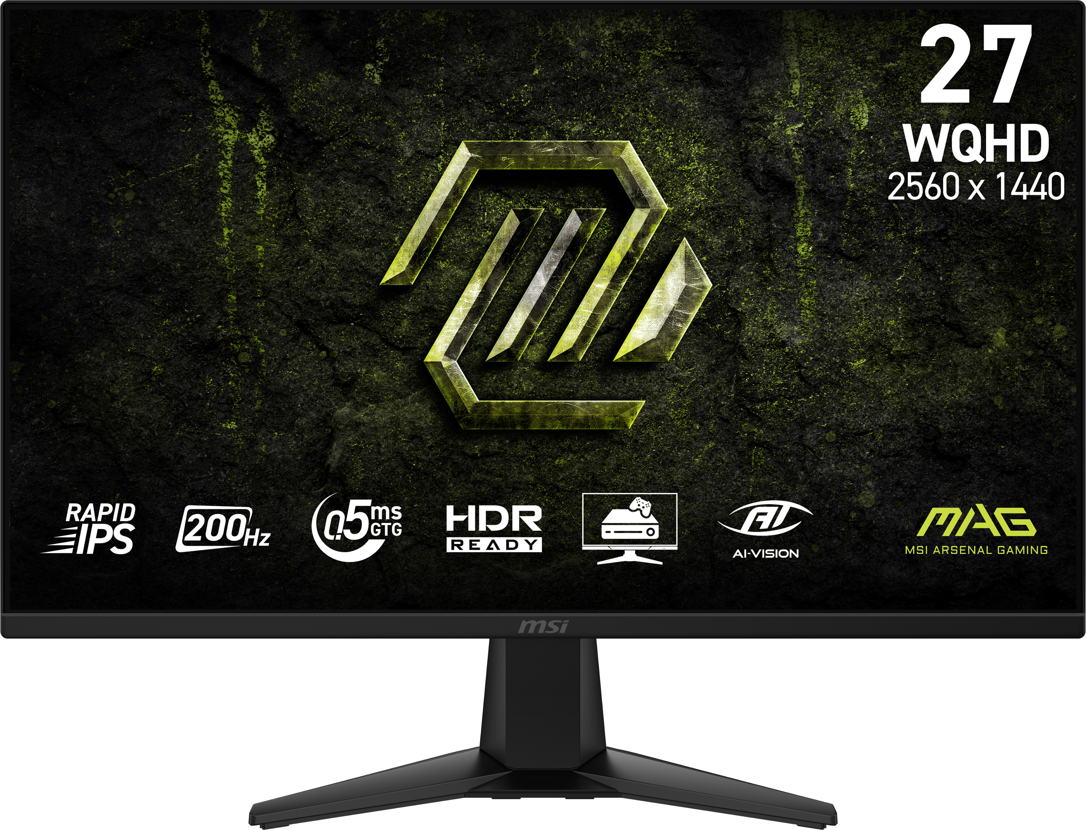 MSI MAG 275QF E20 gaming monitor displaying a vibrant game scene