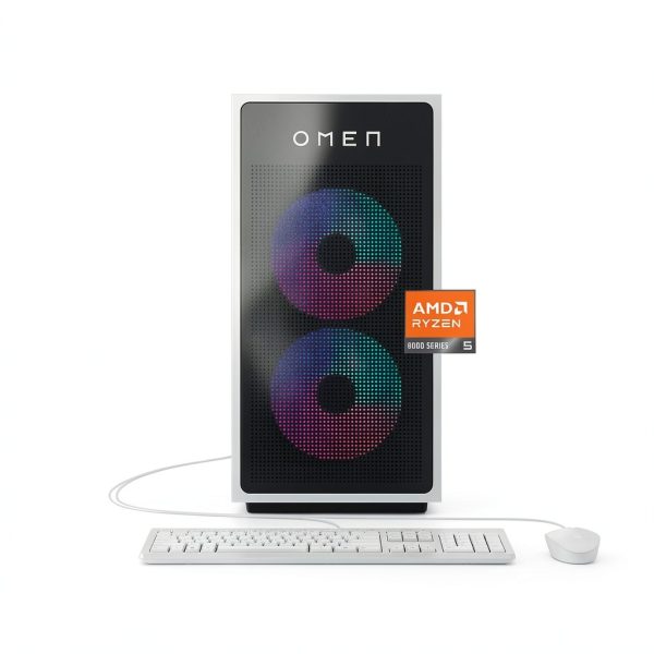 HP OMEN 35L Gaming Desktop AMD Ryzen 5 16GB DDR5 RTX 5060-2