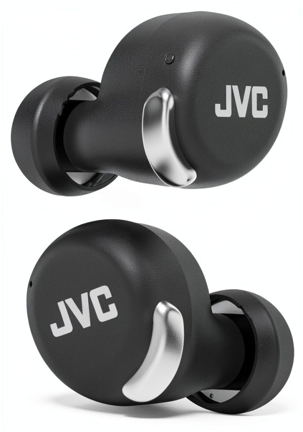 JVC True Wireless Noise Cancelling Earbuds Black Low Latency-4