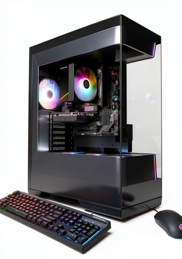 CyberPowerPC Gaming Desktop AMD Ryzen 5 RTX 3050 16GB DDR5-0