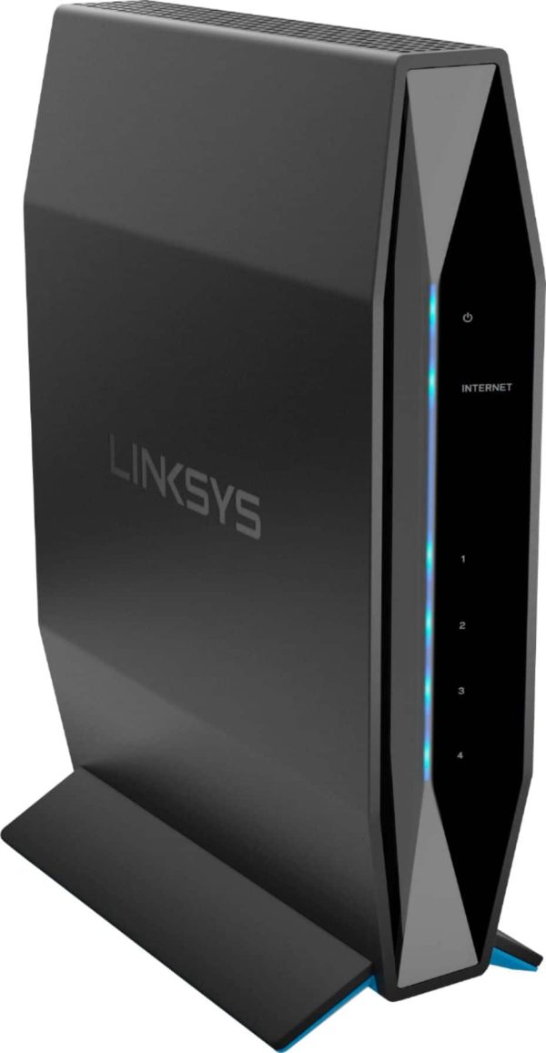 Linksys Refurbished AX1800 WiFi 6 Router Dual Band Black-0