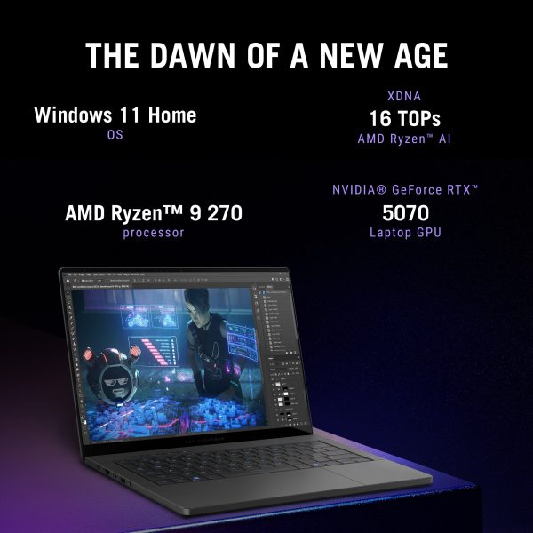 ASUS ROG Zephyrus G14 Gaming Laptop OLED Ryzen 9 RTX 5070-1