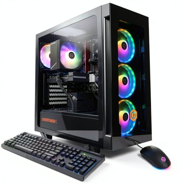 CyberPowerPC Gaming Desktop Intel Core 5 RTX 5060 16GB RAM-0