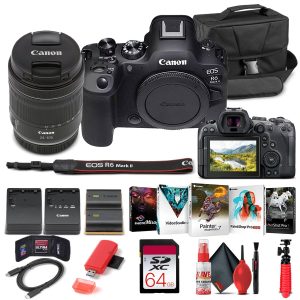 Canon EOS R6 Mark II Mirrorless Camera Bundle 24-105mm Lens-0