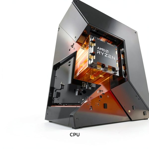 CyberPowerPC Gaming Desktop AMD Ryzen 7 7800X3D Radeon RX-6