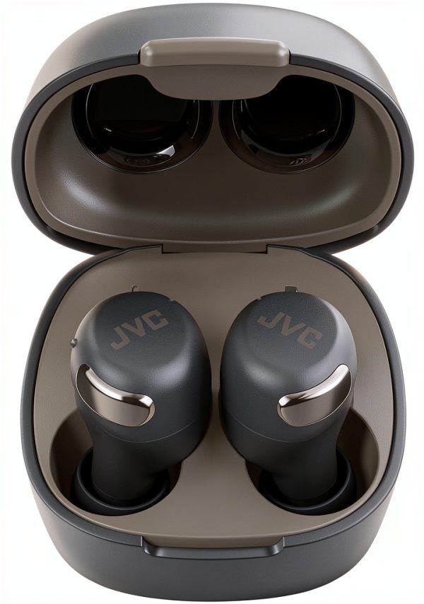 JVC True Wireless Noise Cancelling Earbuds Black Low Latency-2