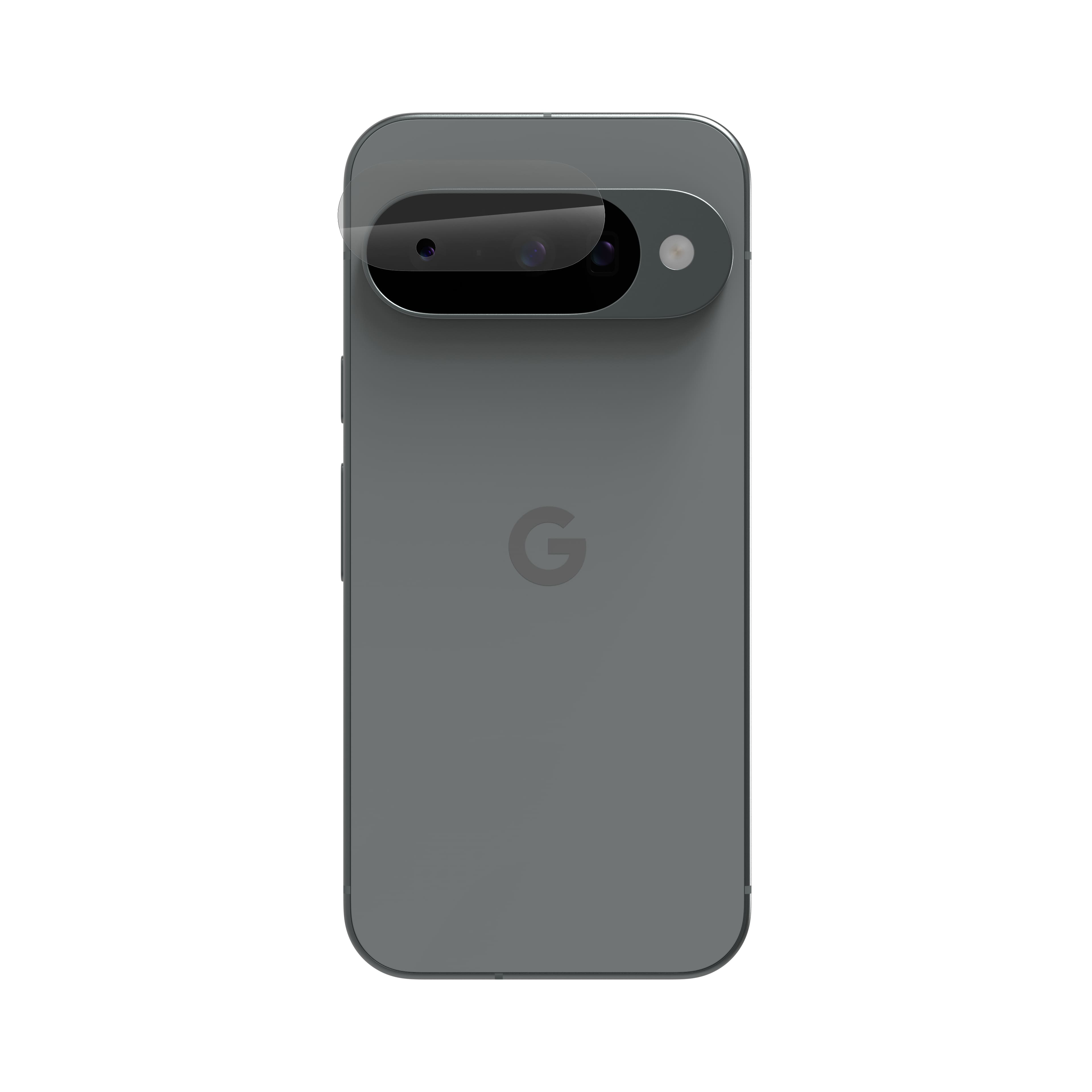 ZAGG Glass Elite lens protection applied to a smartphone camera