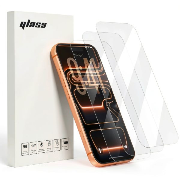 Pavo iPhone 17 Pro Screen Protector 9H Tempered Glass 3-Pack-0