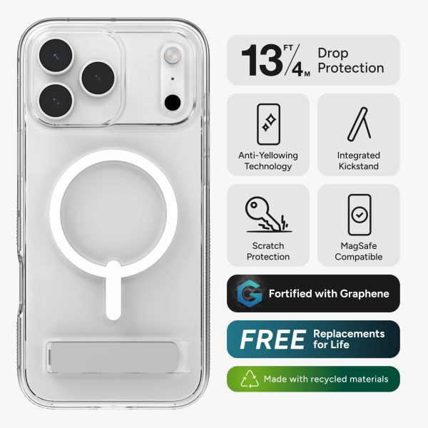 Crystal Palace Clear iPhone Case Drop Protection Kickstand-2
