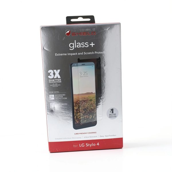 ZAGG Glass Screen Protector LG Stylo 4 Tempered Glass Shield-0