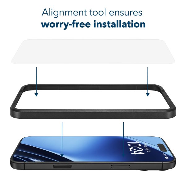 Insignia Anti-Reflective Glass Screen Protector iPhone 16-6
