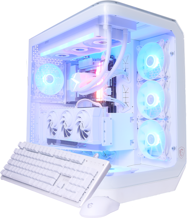 MSI Vision ZS Gaming Desktop RTX 5080 Ryzen 9 9950X3D-0