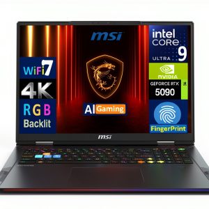 MSI Raider Laptop Ultra 9 RTX 5090 64GB 2TB SSD-0