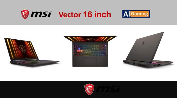MSI Vector AI Gaming Laptop Ultra 9 RTX 5080 16GB 8TB SSD-7