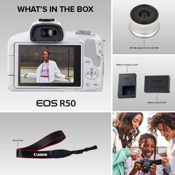 Canon EOS R50 Mirrorless Camera 24MP 4K Video Vlogging-13