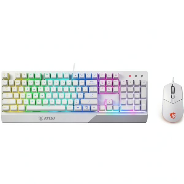 MSI Vigor GK30 Gaming Keyboard USB Plunger Cable White-6