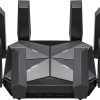 TP-Link Archer AXE300 Wi-Fi 6E Router Quad-Band 10G Ports-0