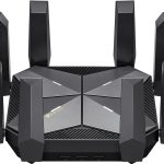 TP-Link Archer AXE300 Wi-Fi 6E Router Quad-Band 10G Ports-0