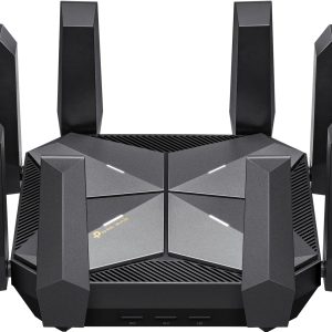 TP-Link Archer AXE300 Wi-Fi 6E Router Quad-Band 10G Ports-0