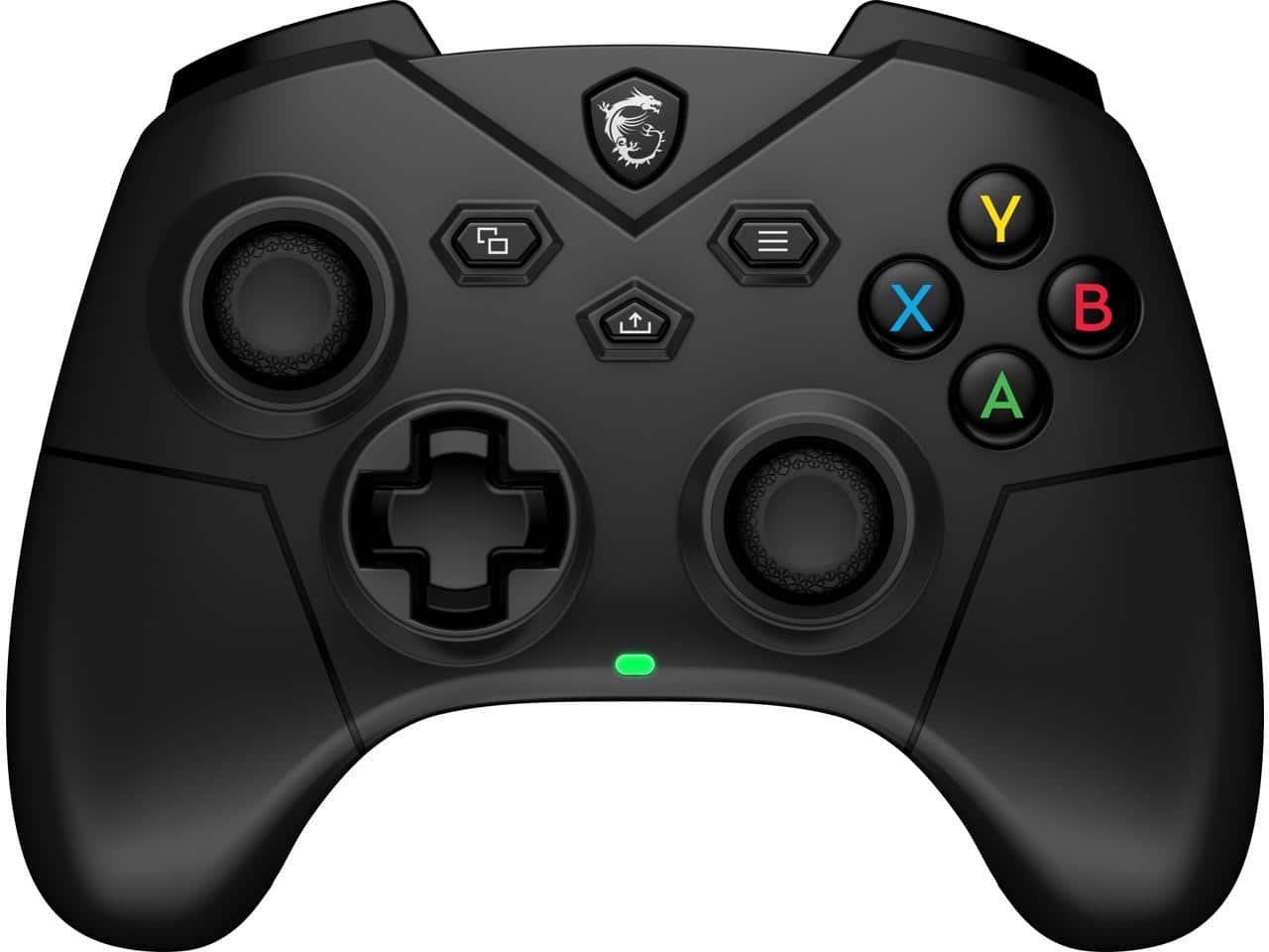 MSI Force GC300 wireless controller in use with a gaming PC