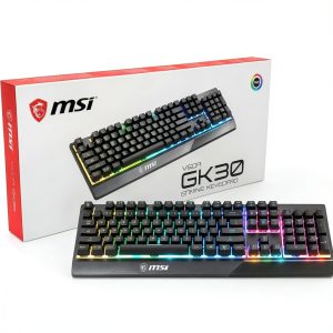 MSI Vigor GK30 RGB Gaming Keyboard Plunger Keyswitch Wired-0
