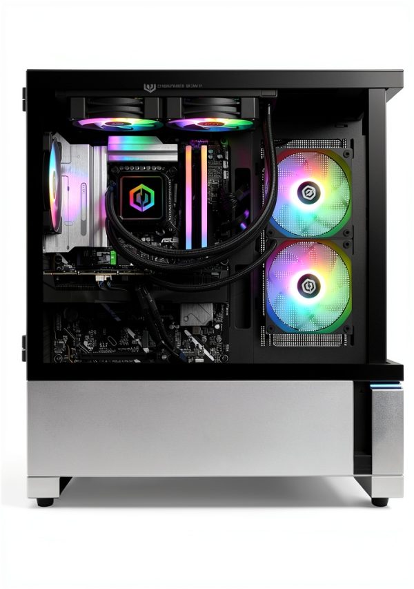 CyberPowerPC Gaming Desktop Intel Core Ultra 7 AMD Radeon RX-5