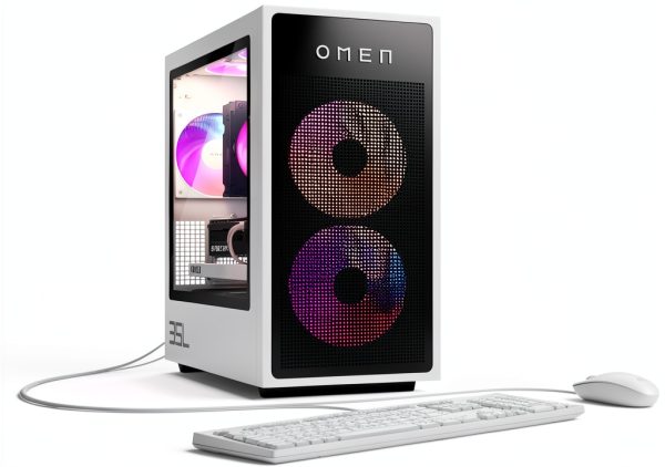 HP OMEN 35L Gaming Desktop AMD Ryzen 5 16GB DDR5 RTX 5060-1