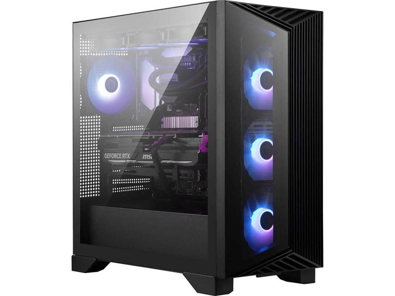 MSI Aegis ZS2 gaming desktop on a desk with peripherals
