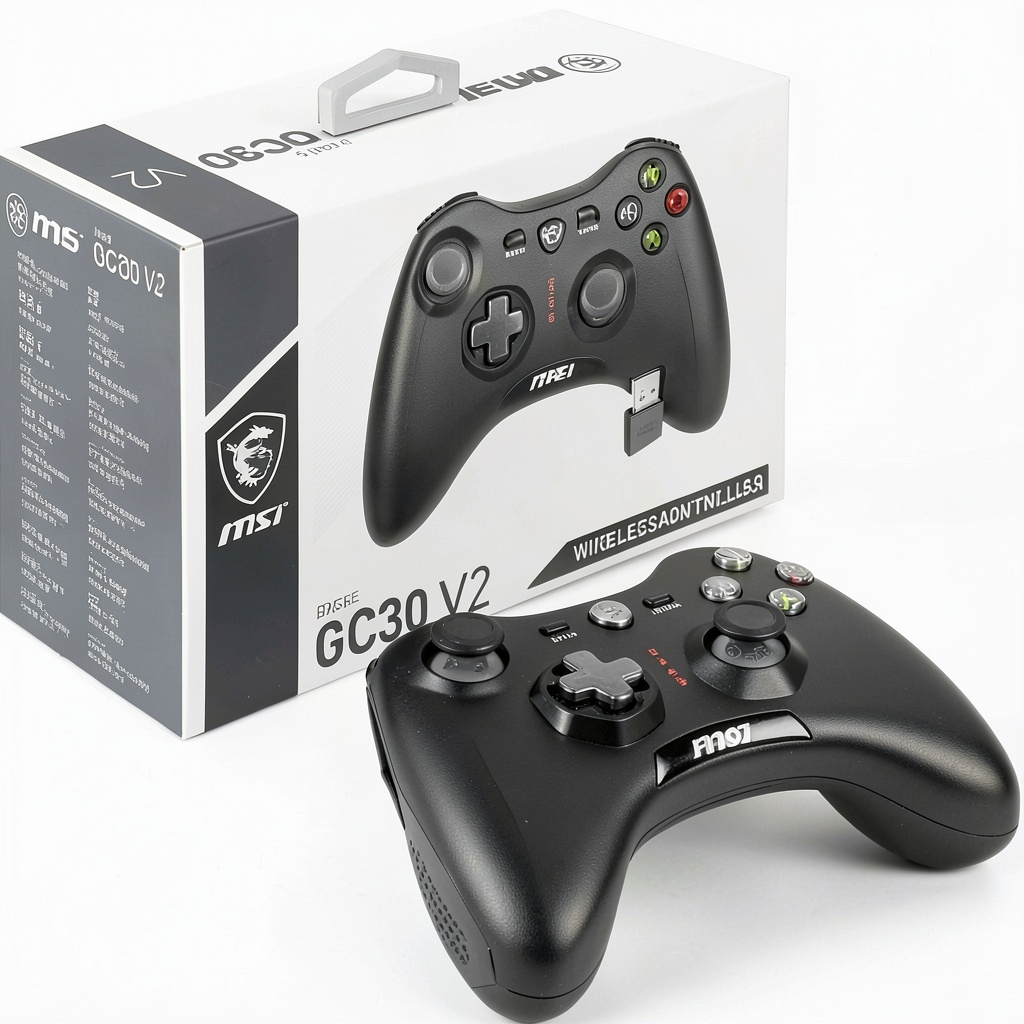 MSI Force GC30 wireless controller with dual vibration and D-pad covers