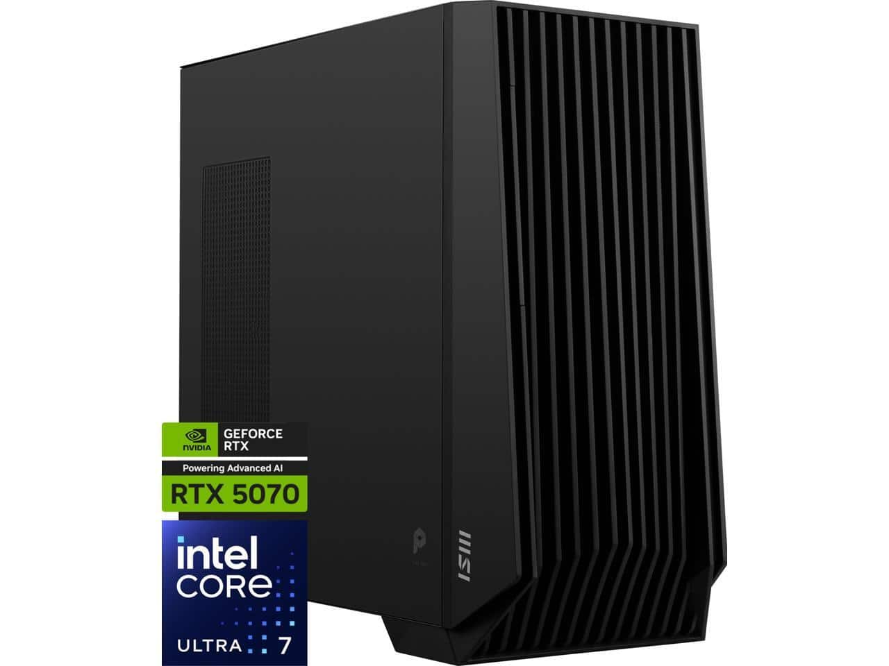 MSI PRO DP400 AI desktop setup in a professional office