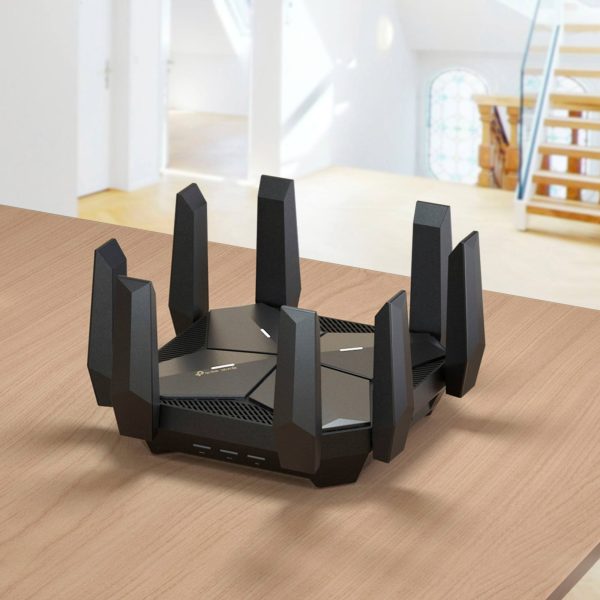 TP-Link Archer AXE300 Wi-Fi 6E Router Quad-Band 10G Ports-5