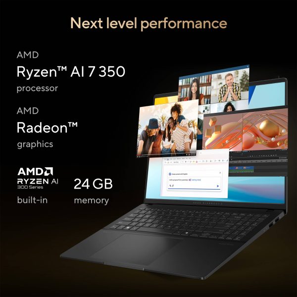 ASUS Vivobook S16 OLED Laptop Copilot PC AMD Ryzen AI-3