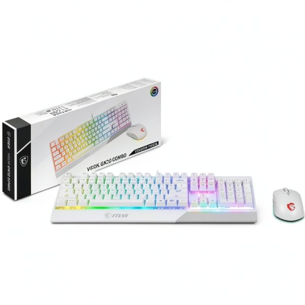 MSI Vigor GK30 Gaming Keyboard USB Plunger Cable White-8