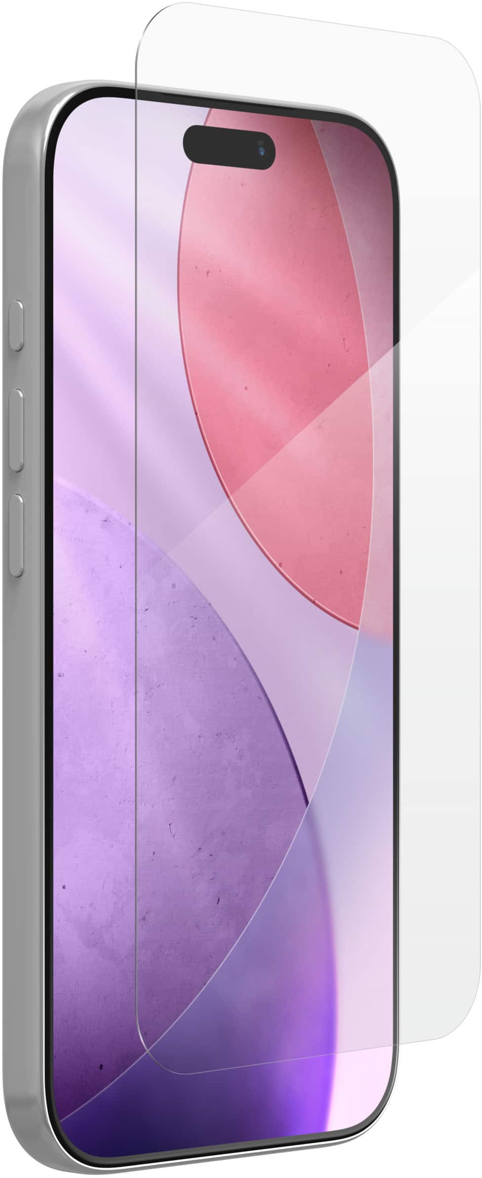 ZAGG Glass+ Defense screen protector applied to a smartphone