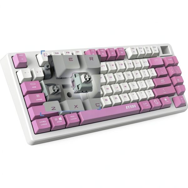MSI FORGE GK600 Gaming Keyboard Tenkeyless Hot Swap PBT-3