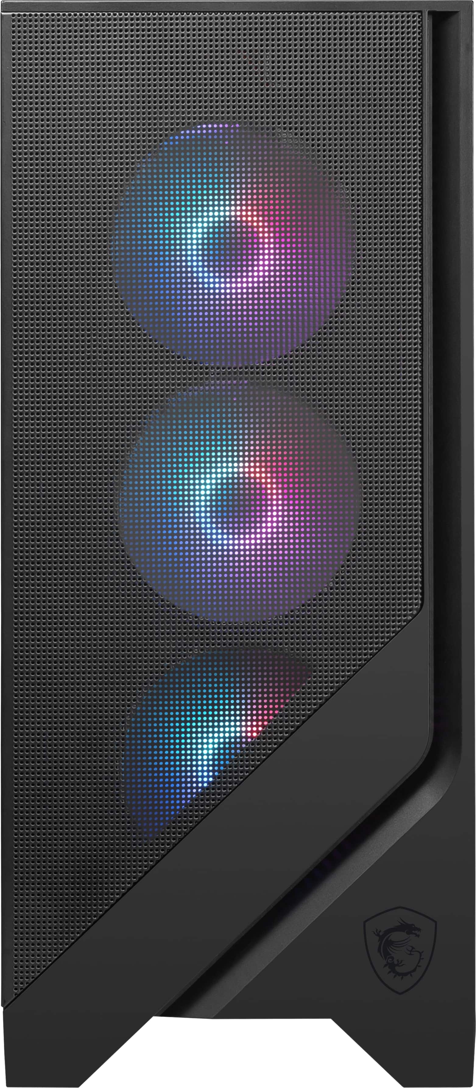 MSI Codex R2 Gaming Desktop showing front panel and ports
