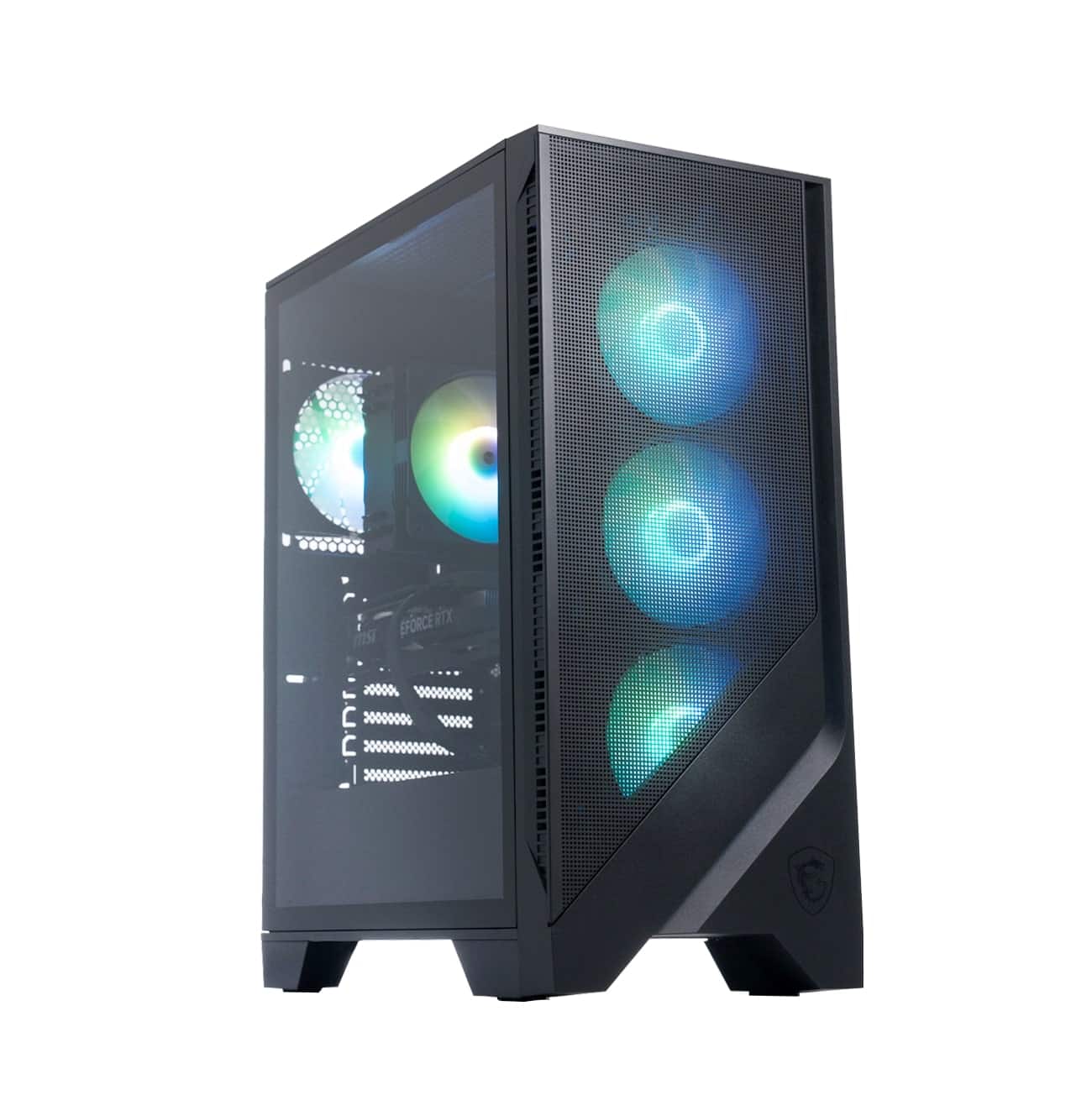 MSI Codex Z2 Gaming Desktop showing front panel and ports