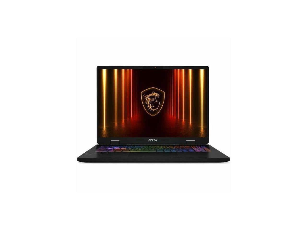 MSI Crosshair 16 HX AI laptop displaying high-resolution graphics