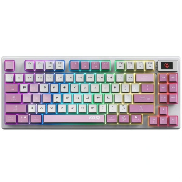 MSI FORGE GK600 Gaming Keyboard Tenkeyless Hot Swap PBT-0