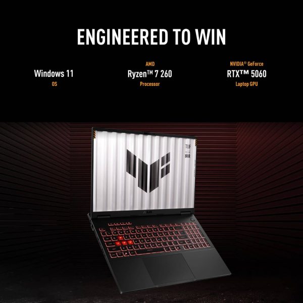 ASUS TUF A16 Gaming Laptop Ryzen 7 64GB RAM RTX 5060-1