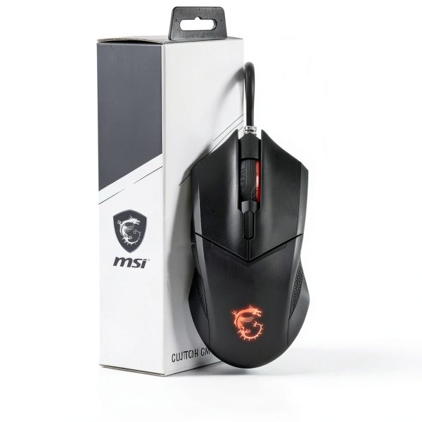 MSI Clutch GM08 Wired Optical Gaming Mouse Black-1