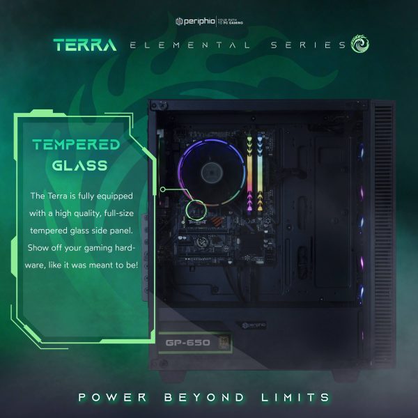 Periphio Terra Gaming PC AMD Ryzen 5 16GB RAM 2TB SSD-2