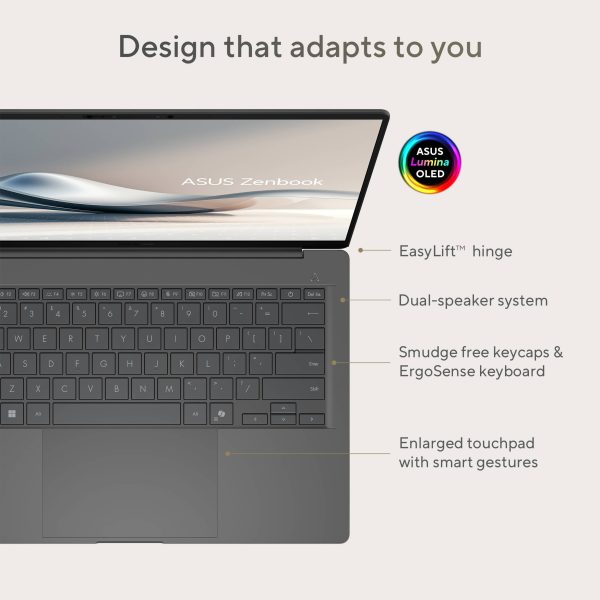 ASUS Zenbook A14 OLED Laptop Copilot PC 32GB RAM 1TB SSD-6