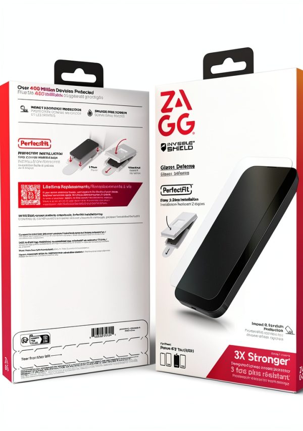 ZAGG Glass+ Defense Screen Protector 3X Stronger Tempered-7