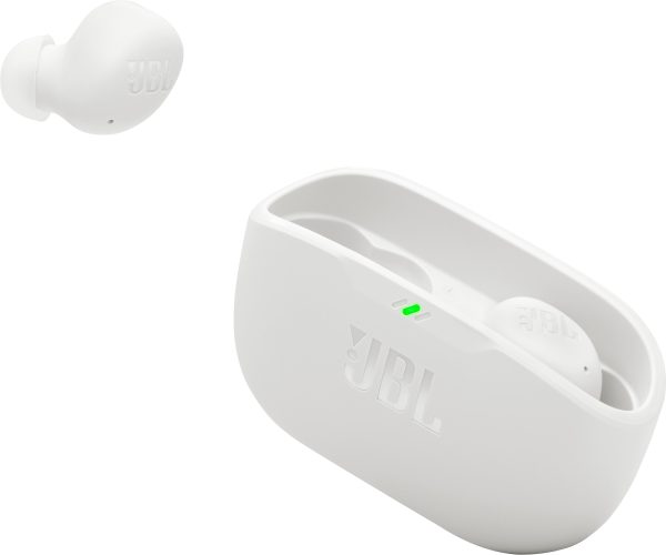 JBL Vibe Buds 2 Noise Cancelling Earbuds Black White-1