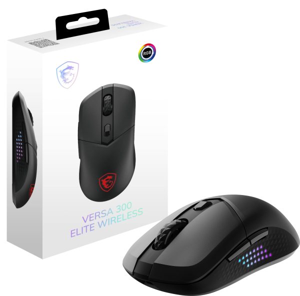 MSI Gaming Mouse Wireless Ergonomic Design RGB Lighting-0