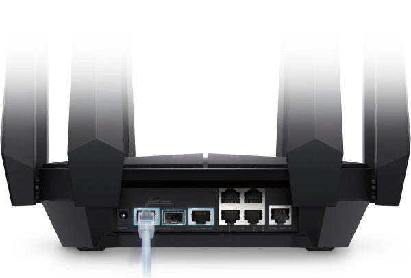 TP-Link Archer AXE300 Wi-Fi 6E Router Quad-Band 10G Ports-6
