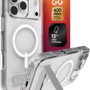 Crystal Palace Clear iPhone Case Drop Protection Kickstand-0