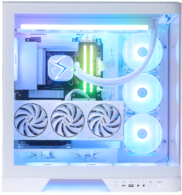 MSI Vision ZS Gaming Desktop RTX 5080 Ryzen 9 9950X3D-2